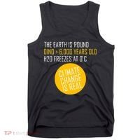 Climate Change is Real Science Facts Tank Top thumb 0