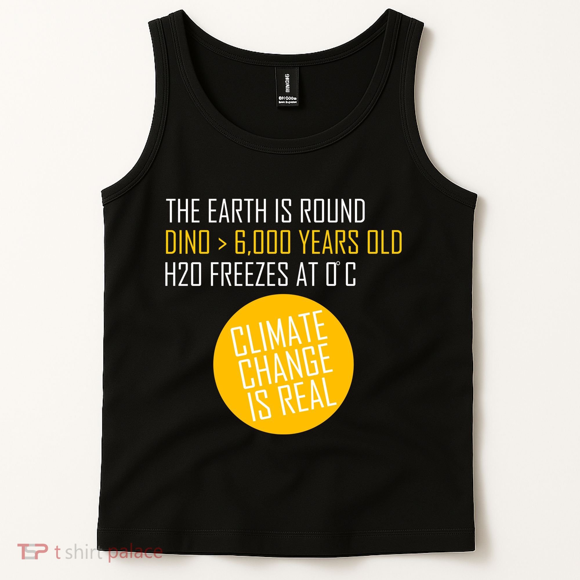 Climate Change is Real Science Facts Tank Top