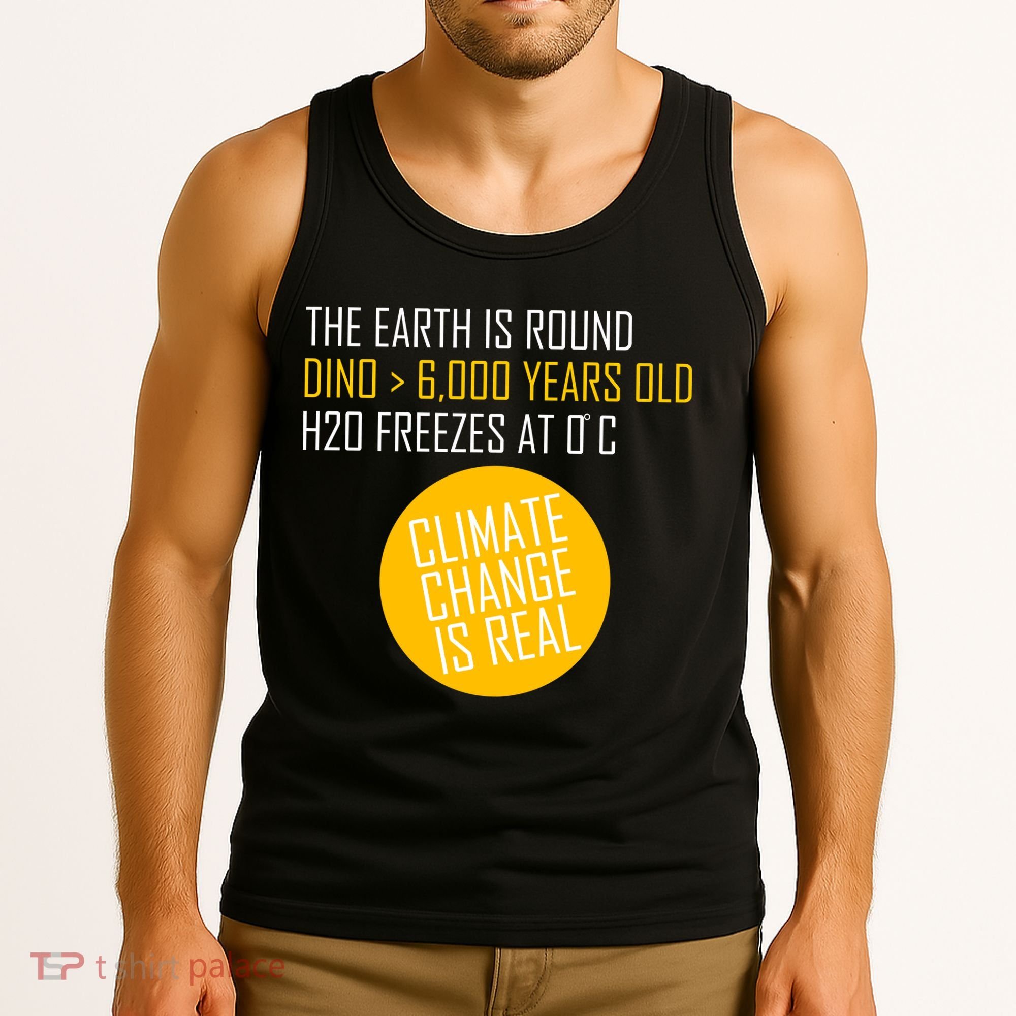 Climate Change is Real Science Facts Tank Top