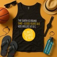 Climate Change is Real Science Facts Tank Top thumb 4