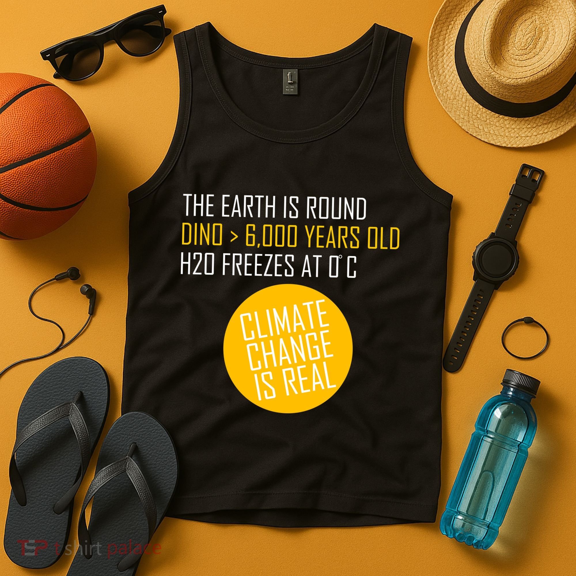 Climate Change is Real Science Facts Tank Top