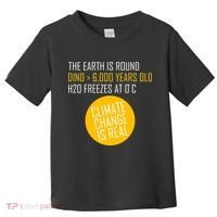 Climate Change is Real Science Facts Toddler T-Shirt thumb 0