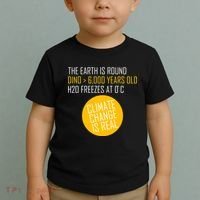 Climate Change is Real Science Facts Toddler T-Shirt thumb 2