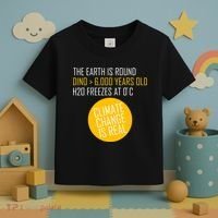 Climate Change is Real Science Facts Toddler T-Shirt thumb 3