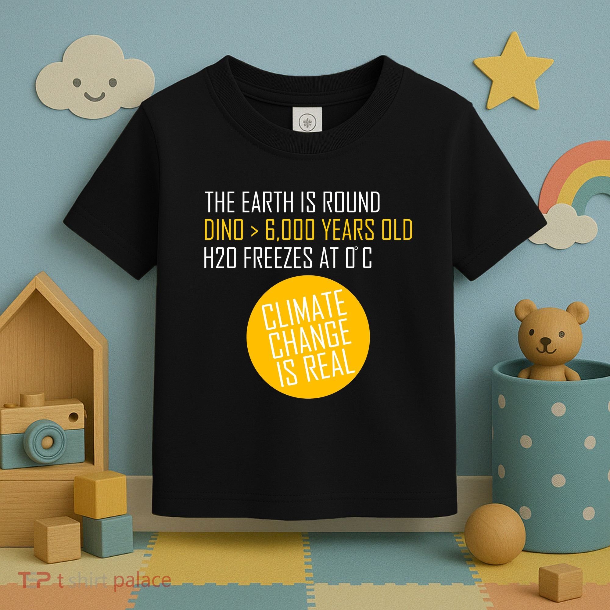 Climate Change is Real Science Facts Toddler T-Shirt