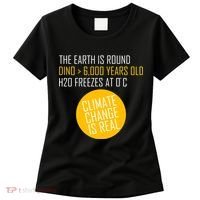 Climate Change is Real Science Facts Women's T-Shirt thumb 0