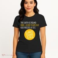 Climate Change is Real Science Facts Women's T-Shirt thumb 4
