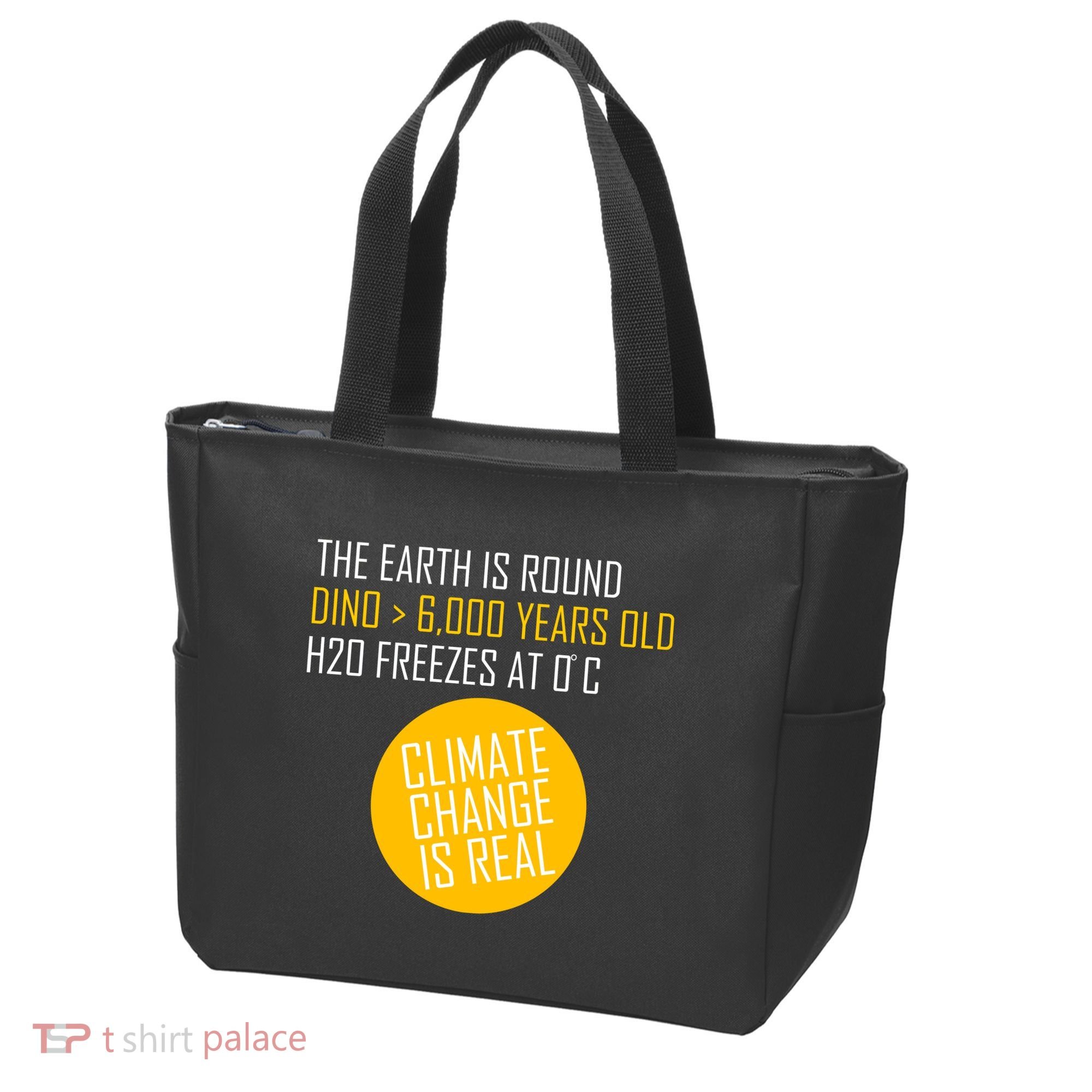 Climate Change is Real Science Facts Tote Bag