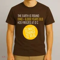 Climate Change is Real Science Facts T-Shirt thumb 3