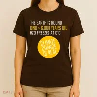 Climate Change is Real Science Facts T-Shirt thumb 4