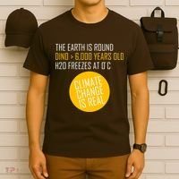 Climate Change is Real Science Facts T-Shirt thumb 6