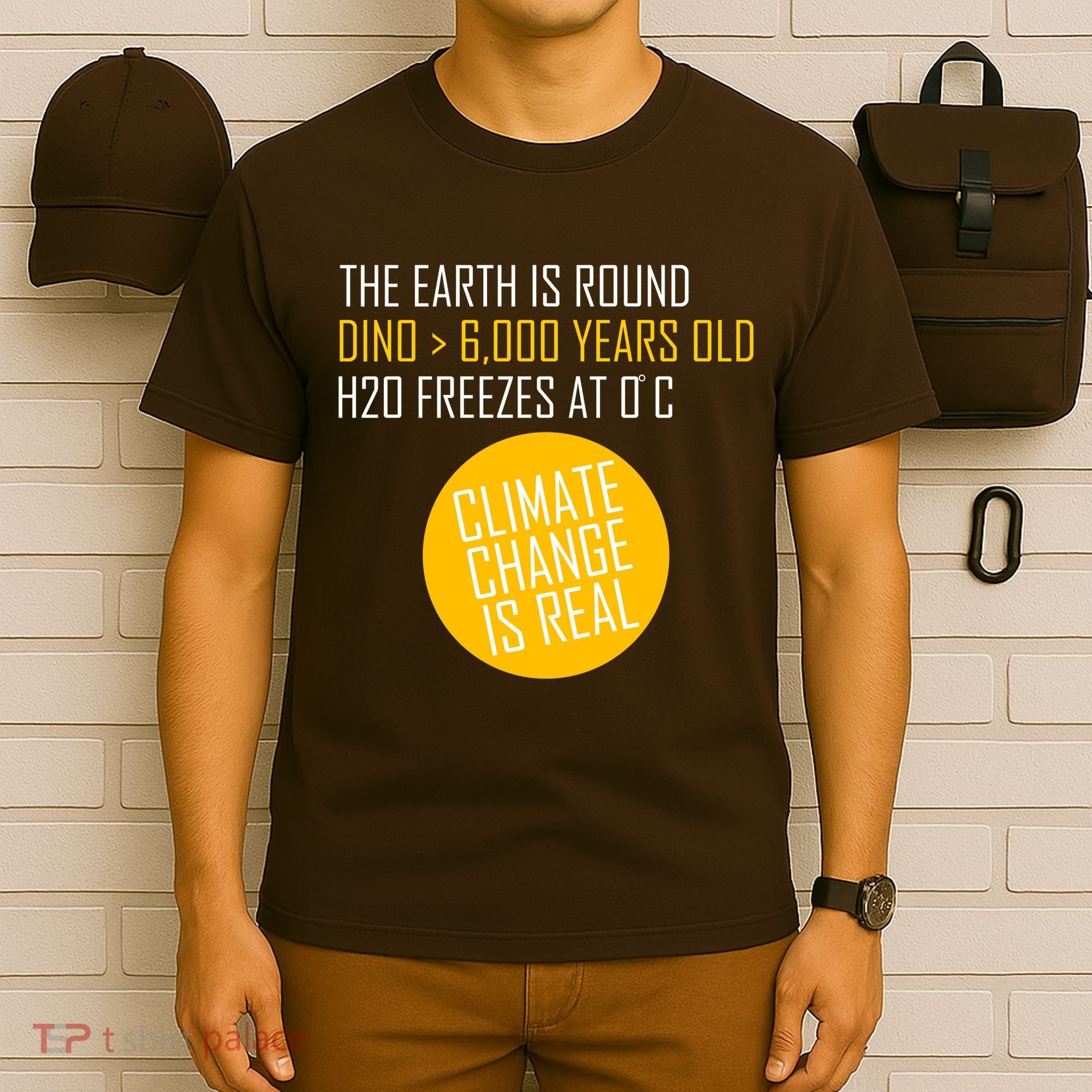 Climate Change is Real Science Facts T-Shirt