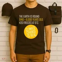 Climate Change is Real Science Facts T-Shirt thumb 6