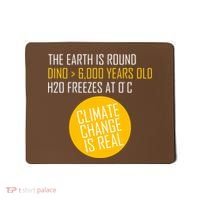 Climate Change is Real Science Facts Mousepad thumb 0
