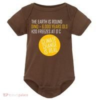 Climate Change is Real Science Facts Baby Bodysuit thumb 0