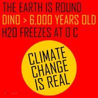 Climate Change is Real Science Facts Santa Hat thumb 1