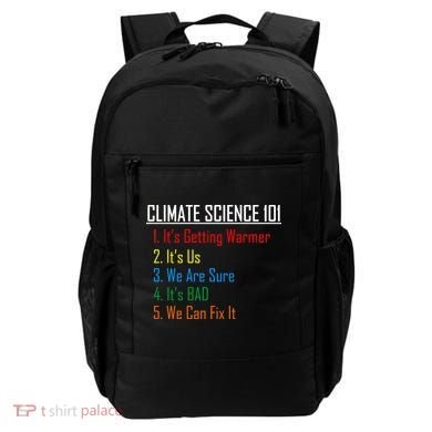 Climate Science 101 Climate Change Facts We Can Fix It Backpack
