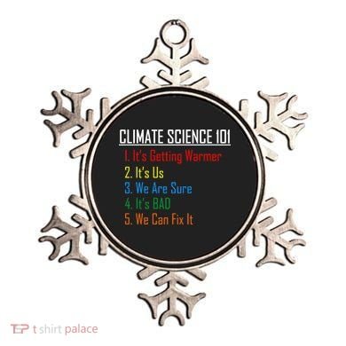 Climate Science 101 Climate Change Facts We Can Fix It Ornament