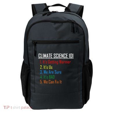 Climate Science 101 Climate Change Facts We Can Fix It Backpack
