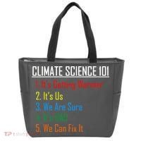Climate Science 101 Climate Change Facts We Can Fix It Tote Bag thumb 0