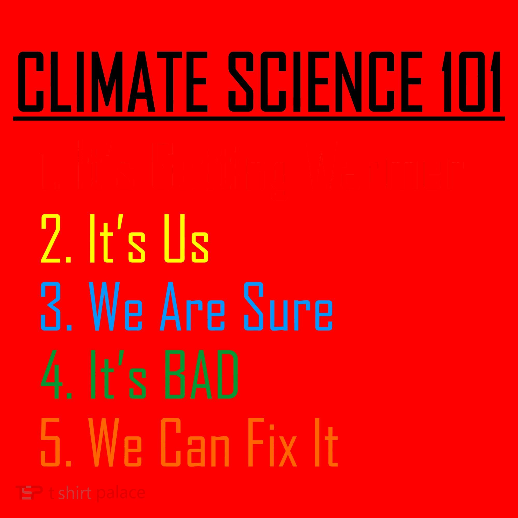 Climate Science 101 Climate Change Facts We Can Fix It Santa Hat