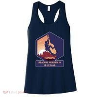 Climbing Because Murder Is Illegal Women's Tank Top thumb 0
