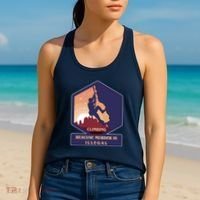 Climbing Because Murder Is Illegal Women's Tank Top thumb 2
