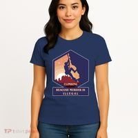 Climbing Because Murder Is Illegal Women's T-Shirt thumb 4