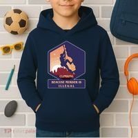 Climbing Because Murder Is Illegal Kids Hoodie thumb 2