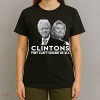 Clintons They Can't Suicide Us All T-Shirt thumb 4