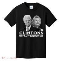 Clintons They Can't Suicide Us All Kids T-Shirt thumb 0