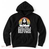 Christian Liberal Jesus Was A Refugee Hoodie thumb 0
