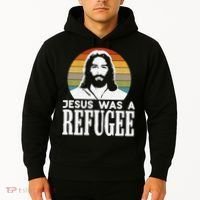 Christian Liberal Jesus Was A Refugee Hoodie thumb 2