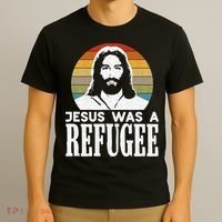 Christian Liberal Jesus Was A Refugee T-Shirt thumb 3