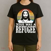 Christian Liberal Jesus Was A Refugee T-Shirt thumb 4