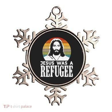 Christian Liberal Jesus Was A Refugee Ornament