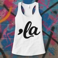 Comma La Kamala Harris 2024 Madam President Vote Kamala Women's Tank Top thumb 3