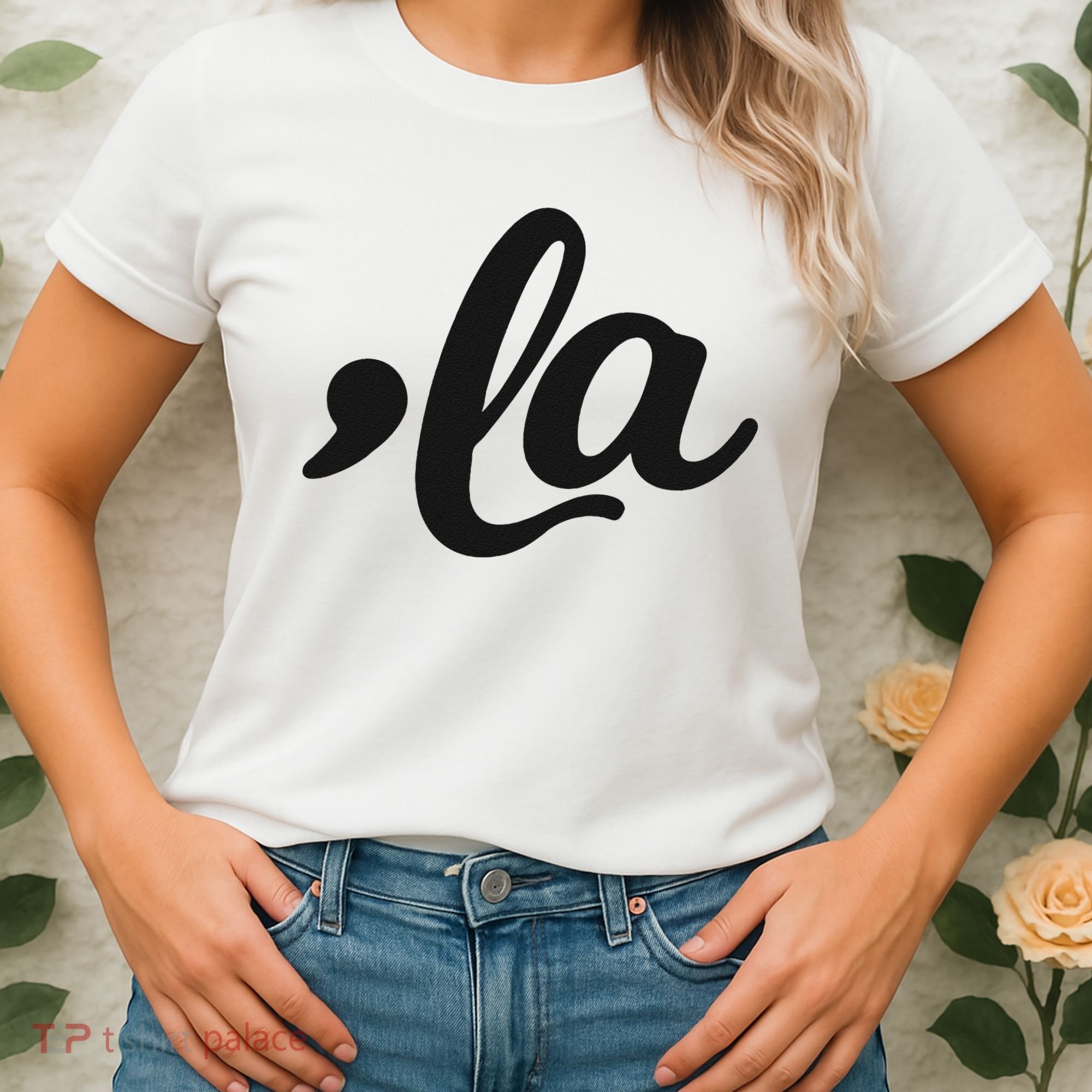 Comma La Kamala Harris 2024 Madam President Vote Kamala Women's T-Shirt
