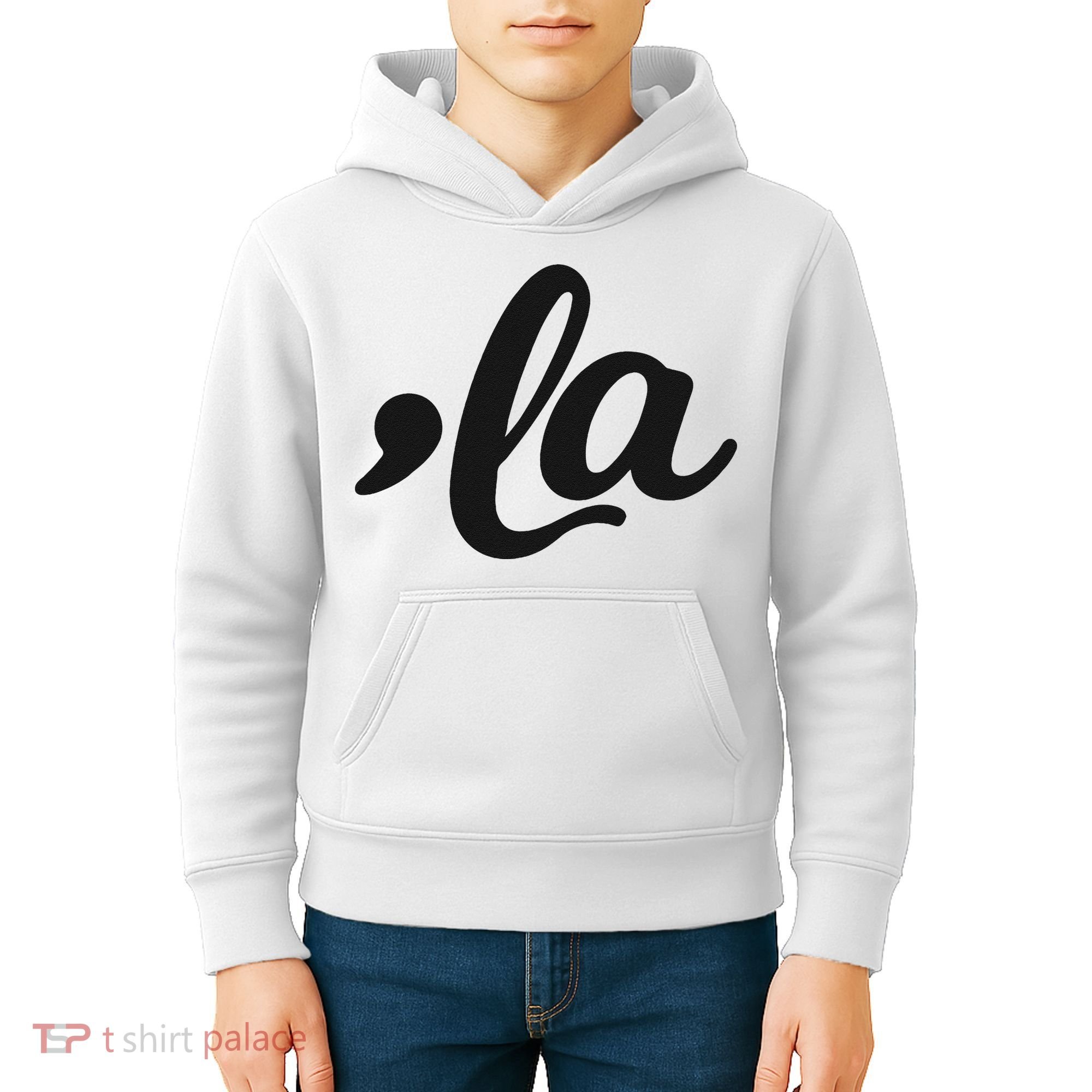 Comma La Kamala Harris 2024 Madam President Vote Kamala Kids Hoodie