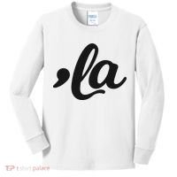 Comma La Kamala Harris 2024 Madam President Vote Kamala Kids Long Sleeve Shirt thumb 0