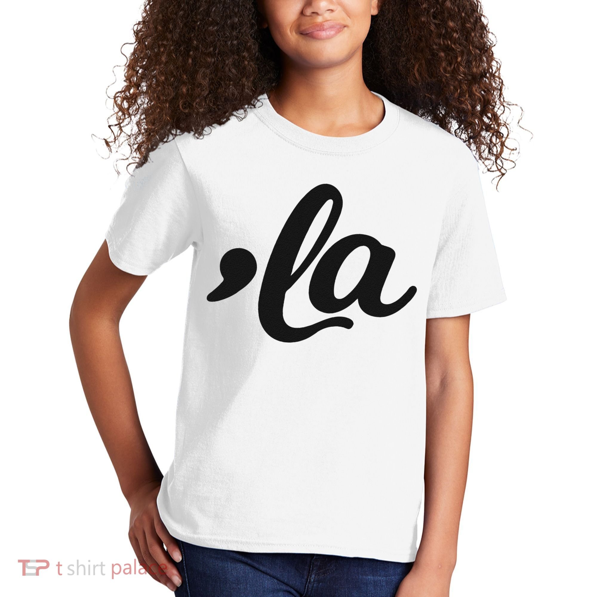 Comma La Kamala Harris 2024 Madam President Vote Kamala Kids T-Shirt