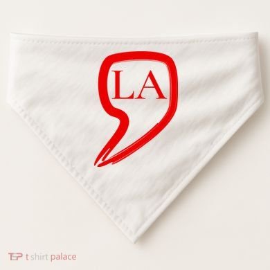 Comma La Kamala Harris USA-Made Doggie Bandana