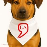 Comma La Kamala Harris USA-Made Doggie Bandana thumb 1