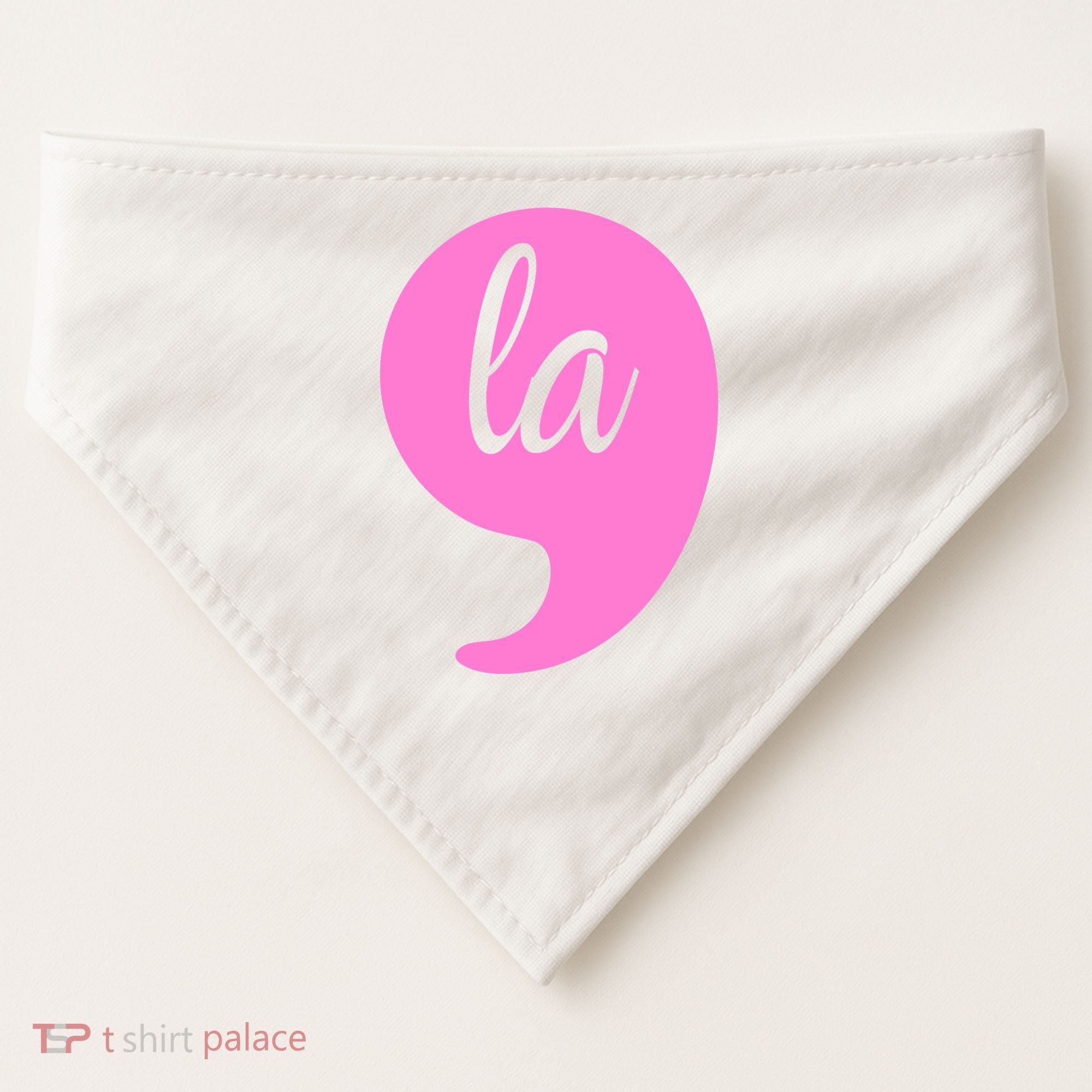 Comma La Kamala Harris USA-Made Doggie Bandana