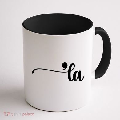 Comma La Kamala Harris Election Coffee Mug back