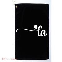 Comma La Kamala Harris Election Golf Towel thumb 0