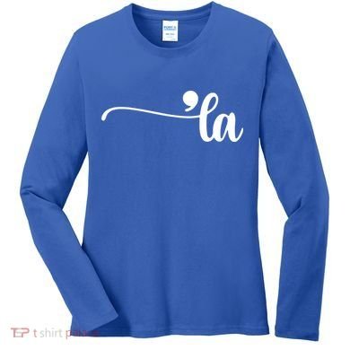 Comma La Kamala Harris Election Women's Long Sleeve Shirt