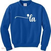 Comma La Kamala Harris Election Kids Sweatshirt thumb 0