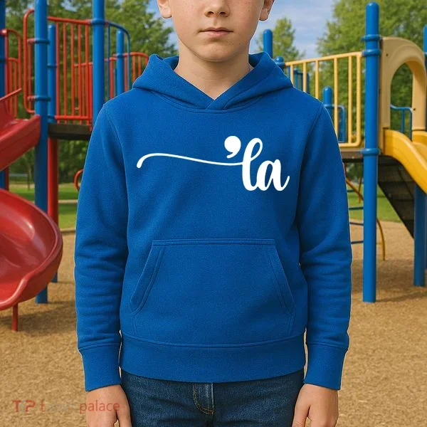 Comma La Kamala Harris Election Kids Hoodie