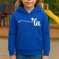 Comma La Kamala Harris Election Kids Hoodie thumb 3